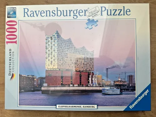 Ravensburger Puzzle 19784 - Elbphilharmonie, Hamburg - 1000 Teile Puzzle - neu
