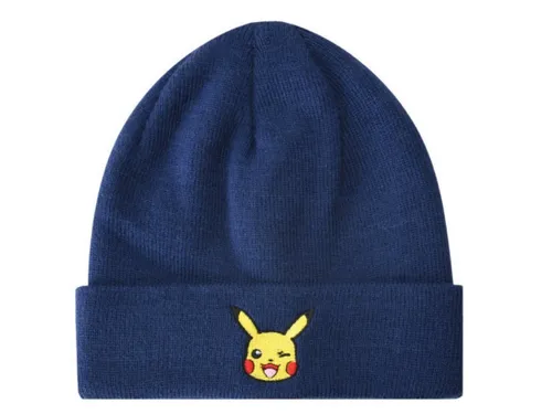 POKÉMON Beanie Pokemon Mütze Wintermütze Bommelmütze Beanie Pikachu