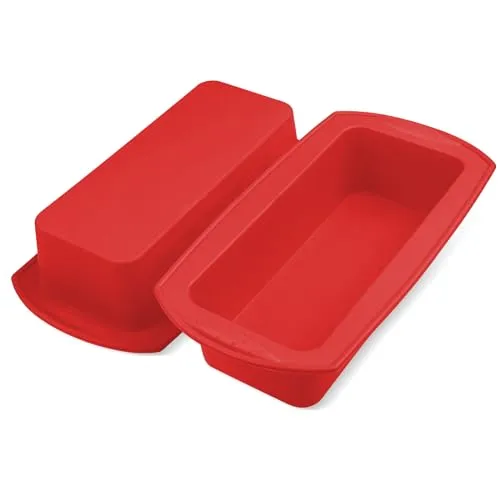 tekenewbse Brotbackform Silikon Backformen, 2er Set Silikonbackform, Kuchenform, Silikon Kastenform, Backform Kasten, Silikonbackformen, Brotform Silikonformen Backen, Brotbackformen, Kastenbackform