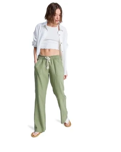 Roxy Oceanside Hose oil green Gr. XS von Roxy