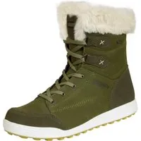 Damen Winterstiefel Echtleder mit Kunstfell in Olive - GUGGEN Mountain Winterschuhe HPC56: Stilvoll und warm durch den Winter. Diese robusten Lederstiefel bieten optimalen Komfort und eine perfekte Passform für jede Gelegenheit.