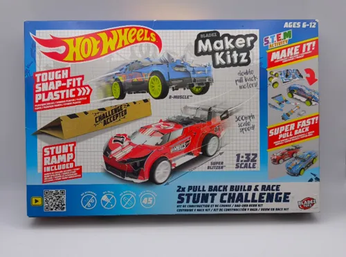Hot Wheels Maker Kitz Auto-Bausatz Bladez Creative 2x Pull Back Build & Race