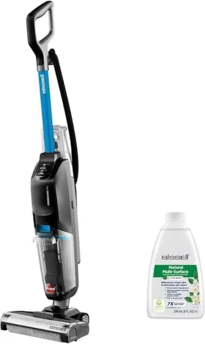 Bissell CrossWave HF2 - Nass Trockensauger mit Kabel - Waschsauger für effizientes Saugen und Wischen in einem Arbeitsgang, ideal für gründliche Reinigung von Hartböden und Teppichen.