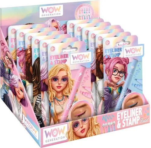 Kids Euroswan Spiel WOW GENERATION 1x Eyeliner mit Stempel - 5fach sortiert