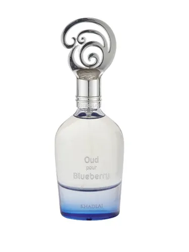 Khadlaj Oud Pour Blueberry Eau De Parfum 100 ml - Fruchtiger Luxus für jeden Tag - Eau de Cologne mit einer einzigartigen Kombination aus Oud und fruchtiger Blaubeere, ideal für die selbstbewusste Frau.