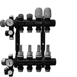 Daikin RMX 8 Heizkreisverteiler 8-fach mit Durchflussmesser von DAIKIN