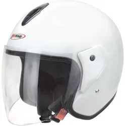 Redbike RB-915 Jethelm - Weiß - XL - Motorradhelm mit ECE 22-05 Zertifizierung und kratzfestem Visier, ideal für sicheres Fahren und optimalen Komfort.