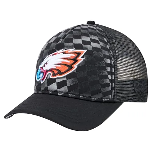 New Era 9Forty M-Crown Cap - RACEWAY Philadelphia Eagles - Stylische Snapback Cap für Herren, ideal für Freizeitaktivitäten. Aus 100% Polyester gefertigt, bietet sie einen bequemen Sitz und ist der perfekte Begleiter für den Sommer.