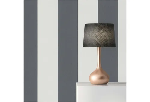 Tadessi Vliestapete M1-No.12 Tapete Streifen / Wellen Grau