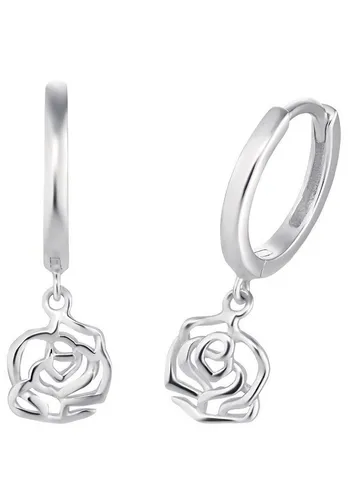 Amor Creolen 925 Sterling Silber Ohrschmuck für Damen in silber von Amor