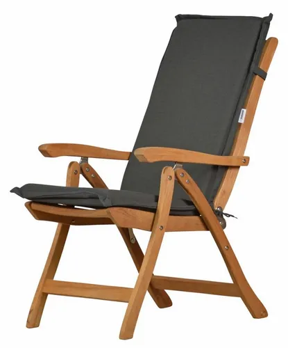 Kai Wiechmann Teak Hochlehner Pisa Set mit Auflage - Stilvolles Gartenstuhl-Set aus massivem, wetterbeständigem Teak-Kernholz. Inklusive bequemer Dralon®-Auflage für höchsten Sitzkomfort und einfache Pflege.