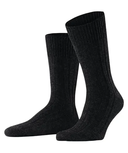 ESPRIT Herren Socken Hygge M So Wolle Kaschmir gemustert 1 Paar, Schwarz Black 3000, 39-42