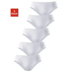 Hüftslip PETITE FLEUR Damen Gr. 52 - Funktionsunterwäsche im 5er-Pack aus weicher, hochelastischer Baumwoll-Qualität. Ideal für den täglichen Komfort mit sanften Abschlüssen und perfekter Passform.