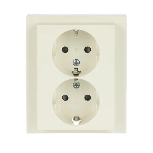 Busch-Jaeger SCHUKO-Doppelsteckdose 202 EUJB-82 Steckdosen 2TKA00003885