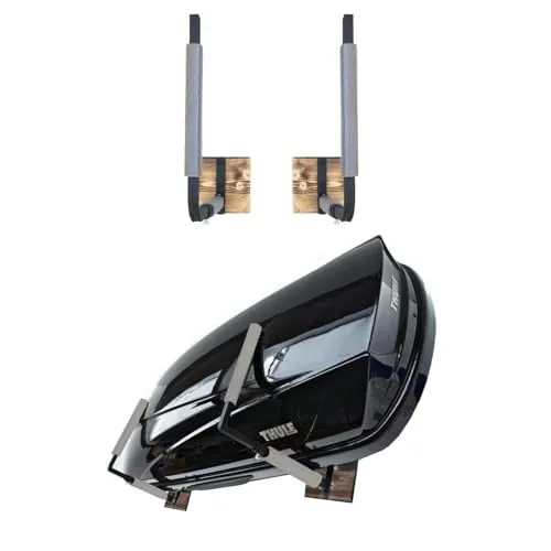 Verstellbarer Wandhalter für Dachbox BOX1 grau - Dachboxen & -taschen: Universeller, verstellbarer Wandhalter für eine sichere Aufbewahrung Ihrer Dachboxen, ideal für Autos und Camping, max. Tragfähigkeit 40 kg.