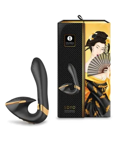 Shunga Erotic Art SOYO Intim-Massagegerät, Black, 11 cm