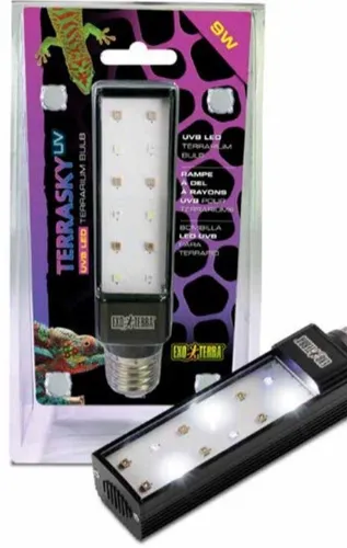 Exo Terra Terrasky UV LED Terrarienbeleuchtung 9W Silber