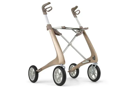 byAcre Rollator Acre Carbon Ultralight – Komfortabler Rollator in Gold