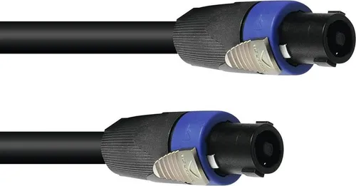 PSSO Lautsprecherkabel Speakon 4x4 15m sw (3022793M) - Hochwertiges Lautsprecherkabel für professionelle Anwendungen, 15m lang, ideal für Musikstudios, Bühnen und DJs. Robuste Bauweise für herausragende Klangqualität.