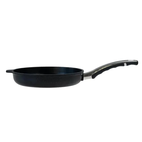 BAF Gigant PAN 500112240 Bratpfanne 24 cm - Hochwertige Pfanne aus Gusseisen/Gussaluminium mit BAF-microCERAMIC® Antihaftbeschichtung, besonders formstabil und backofenfest bis 260°C. Ideal für gesundes Kochen.