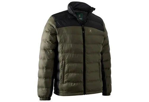 Deerhunter Herren Northward Wattierte Jacke (Rifle Green) Größe L - Elegante und praktische wattierte Jacke für Outdoor-Aktivitäten. Mit DEER-TEX® Temp-Wattierung für hohen Komfort und wasserabweisender Behandlung. Ideal für kalte Tage und legeren Stil.