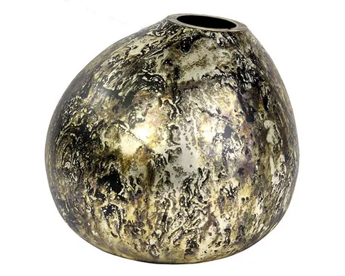 Lambert Dekovase Vase Kala Vintage Silber Glas (22cm) von Lambert