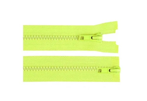 maDDma Reißverschluss 1 Reißverschluss 2-Wege 5mm 70cm teilbar Autolock Farbwahl, neongelb