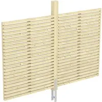 Produktbild Skan Holz Rückwand Rhombus 291 x 160 cm Fichte Natur