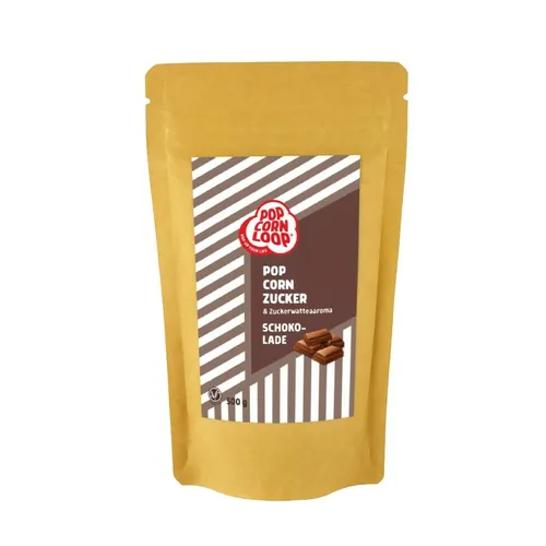 Popcornloop® SCHOKOLADE 500gr Premium Zuckeraroma von Popcornloop