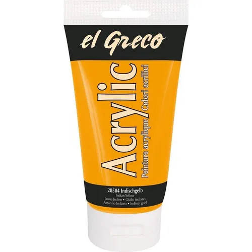 KREUL el Greco Acrylic Indischgelb 150 ml Tube