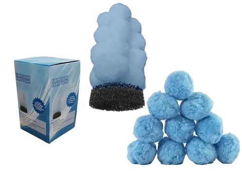 COIL Sandfilteranlage Filterbälls, Kartuschenfilter, Filter Für Pool, (PU-Schaum, filtr 70g), Ersatz: Bestway-Filter Typ III, Intex-Filter Typ A, AQUALOON BLUE