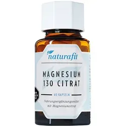 Naturafit Magnesium 130 Citr Kapseln 60 St