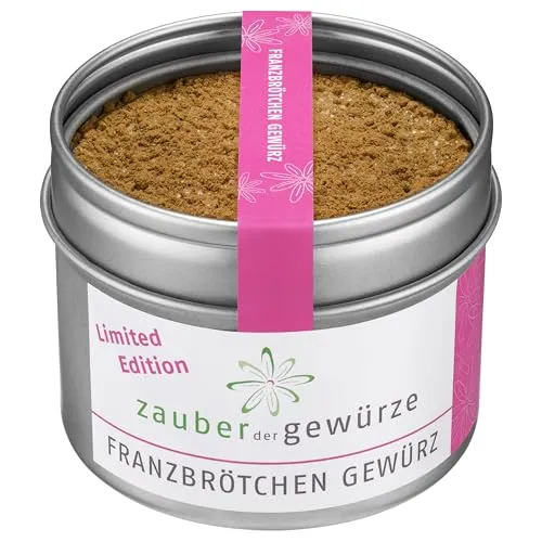 Zauber der Gewürze Franzbrötchen Gewürz – Aromatische Gewürzmischung mit Zimt, für Franzbrötchen und Zimtschnecken, perfekt zum Verfeinern von Gebäck, 100 g