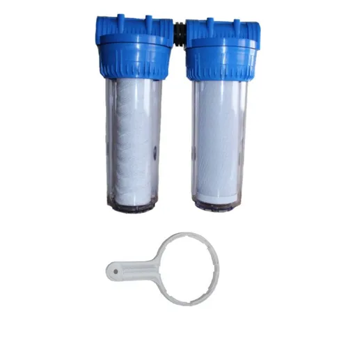 Filtergehäuse Wasserfilter DUO Filtergruppe Doppelwasserfilter 10 Zoll 1/2
