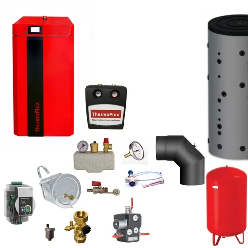 ThermoFlux Holzvergaserkessel Pid Logic Lambda Plus | 34 kW | Komplettset 3