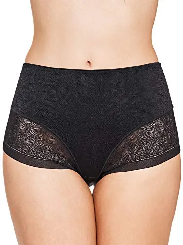 Susa Damen Milano Slip in Schwarz, Größe 36 EU - Funktionsunterwäsche mit Bauch-weg-Effekt, ideal für festliche Anlässe und unsichtbar unter jeder Kleidung. Hochwertiges Material sorgt für höchsten Tragekomfort ohne Scheuern.
