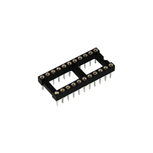 2X GOLD 22P Sockel: DIP PIN: 22 Rastermaß: 2,54mm präzise THT vergoldet NINIGI