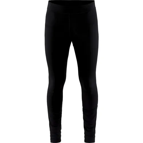 Craft Core Bike Subz Tights Men XL - Schwarz - Herren Radhosen & Shorts, wärmespeichernd und elastisch aus recyceltem Polyester, ideal für kühle Radtouren mit reflektierenden Details für erhöhte Sicherheit.