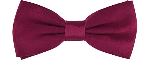 Ladeheid Fliege Kinder Jungen mit einstellbarem Band für Anzug festlich Kinderfliege Mode für Jungs MJ (10cm x 5cm) (10cm x 5cm, Weinrot)