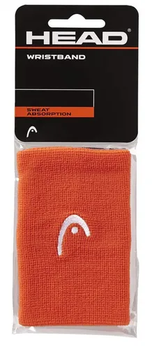 Head Schweissband Handgelenk Jumbo Logo orange - 2 Stück