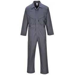 Overall C813 Liverpool - Portwest Graphitgrau XXL - Arbeits- & Schutzkleidung: Hochwertiger Overall mit 8 Taschen, elastischer Rückenfalte und UV-Schutz für maximalen Tragekomfort und Funktionalität bei der Arbeit.
