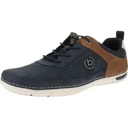 bugatti 321-ASG03-5000 XL Herren Freizeitschuh - 4100-Dark-Blue, Größe: 47 EU - Herren-Sneaker aus hochwertigem Lederimitat, ideal für lässige Looks und den ganzen Tag bequem. Leichte Gummisohle für optimalen Komfort.