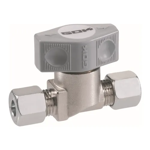 GOK Schnellschussventil 0370100 - Sonstige Elektroinstallationsartikel, vernickelt mit PS 16 bar, ideal für sichere Anwendungen in Überschwemmungs- und Risikogebieten.