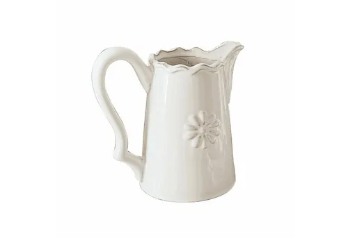 Mirabeau Tischvase Krug Mallevesse weiß von Mirabeau