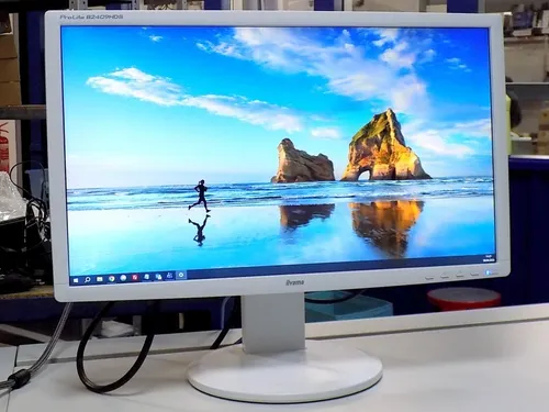 Zoll iiyama ProLite B2409HDS-W1 FullHD 75Hz Monitor mit Pivot-Funktion, Weiß 24