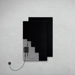 Balkonstrom Balkonkraftwerk 1000 Watt - Komplettset Bifazial - Leistungsstarkes Balkonkraftwerk mit bifazialen Solarmodulen (1000 W) und Hoymiles Wechselrichter. Ideal für nachhaltige Energiegewinnung auf dem Balkon.
