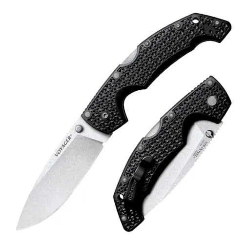 Cold Steel Large Drop Point Voyager, Schwarz, Einheitsgröße, CS-29AB