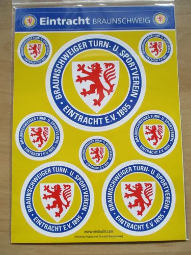 Eintracht Braunschweig Aufkleber -Set