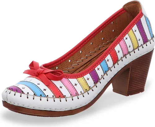 Gemini Damen Pumps Weiß Größe 38 – Eleganz trifft Komfort von Gemini