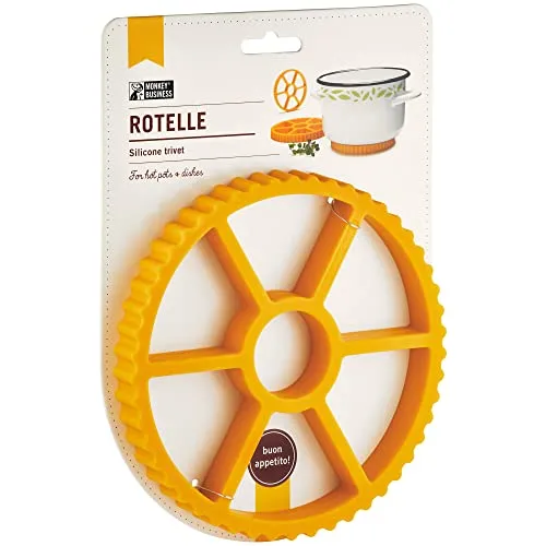 Lustige und Coole Untersetzer in Form Einer Rotelle/Heizkissen für die Küche aus Einer Serie von Pasta-inspirierten Küchenaccessoires | Original Küchenzubehör | von Monkey Business